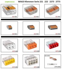 Wago 221 222 - 2411, klemmen