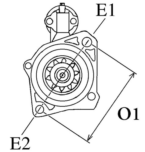Anlasser starter cargo f - starter, hc-cargo