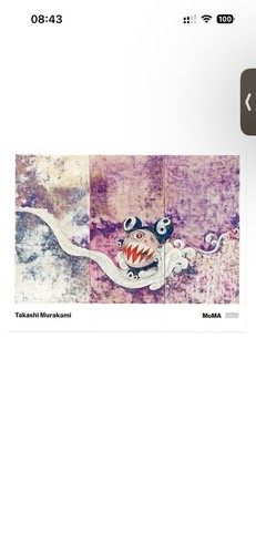Takashi murakami moma poster - murakami,