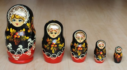 Matroschka babuschka teilig - matroschka,