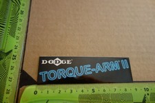 Alter Aufkleber Automobil Motorrad DODGE TOQUE-ARM II