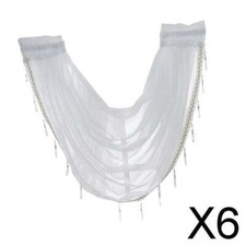 6X Durchsichtige Voile