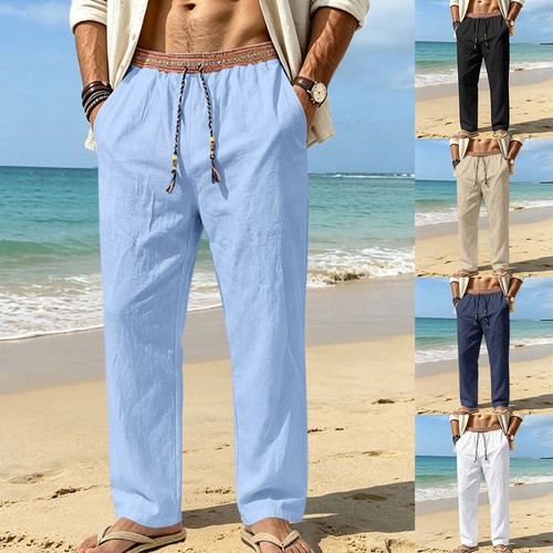 Herren leinen urlaub - herren, hose
