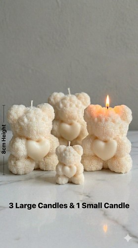 Teddybär kerzen - kerzen,