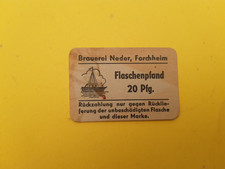 Brauerei Neder Forchheim - Pfandbon