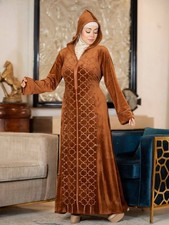 Luxury Velvet Galabia Kaftan