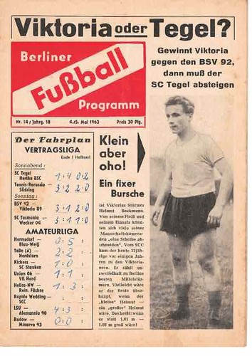 Fussball programmheft 62 - fussball-programmheft,