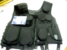 NORMANI SWAT-Weste Tactical Wester Schwarz 3XL / 4XL 58-60 Einsatzweste