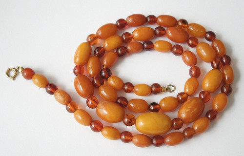 Antike bernstein kette - antike,