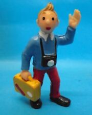 TIM TINTIN mit Koffer + Fotoapparat : Serie Tim und Struppi Bully 1975