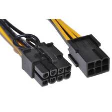 10Cm PCI Express PCIe 6 Pin Auf 8 Pin Grafikkarten Stromadapter Kabel [006486]