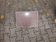 Grabstein  49 x 45 x 8 cm Coral Granit komplett mit Schrift-Grabtafel Liegestein