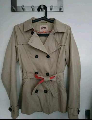 Only kurze trenchcoat beige - only,