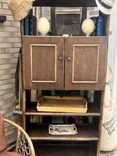 Rattanregal mit 2 Türen z.B. Barfach