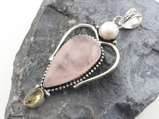 Gj69 rosenquarz tropfen rosa - gj69,