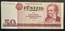50 Mark DDR Geld - Schein 1971