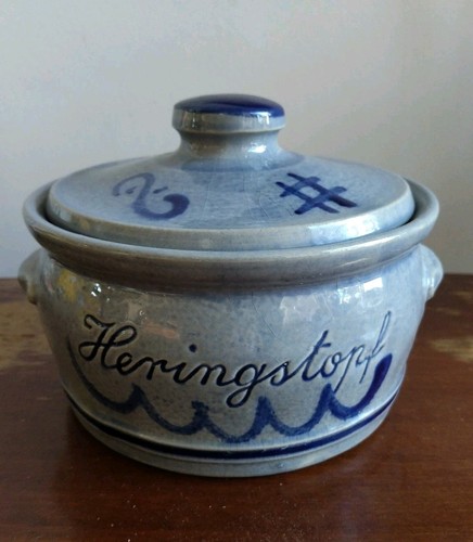 Kleiner heringstopf steingut - heringstopf,