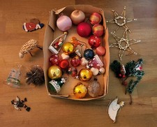 Alt antik Glas Kugeln