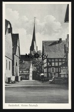 #1624 AK Breidenbach Kr. Marburg-Biedenkopf Hintere Ortsstraße Straßenansicht