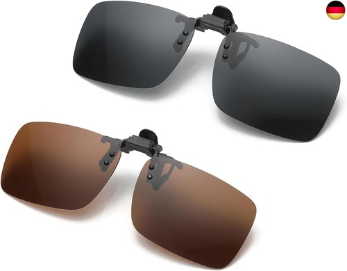 Polarisierte clip sonnenbrille - polarisierte, clip-sonnenbrille