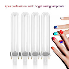 4Pcs/Set Maniküre UV Nail Dryer Lampe Birne 9W Nagellack Gel Aushärtung Ligh CHP