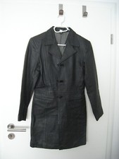 CLOCK HOUSE C&A Ledermantel schwarz Größe S