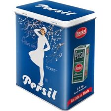 Persil Waschmittel Vorratsdose Gr. L Metall Hoard Box Metal weiße Dame
