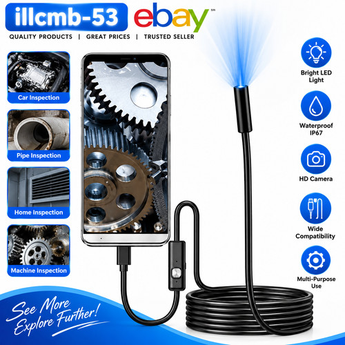 Endoskopkamera usb typc 8mm - usb,