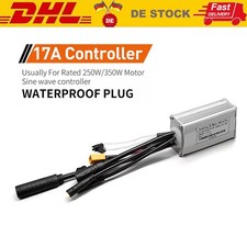 E-bike 24V/36V/48V 17A 3 Mode Sine Wave Controller WP Plug for 250W/350W Motor