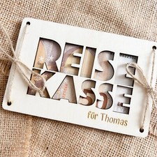 Geldgeschenk Urlaub Karte aus