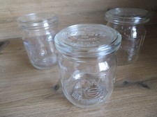 3 alte Gerrix Einmachgläser ~