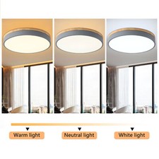 Modern Rund Led Holz