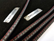 Exclusive Fußmatten für Porsche 911 997 Bj.2004-2011 OHNE Bosse Soundsystem 