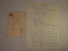 alter Brief + Umschlag