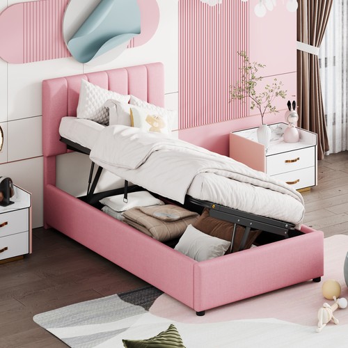 Kinderbett 90x200 rosa - kinderbett, cm