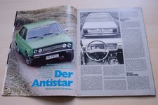 Rallye Racing 06/1975 Fiat 131 S mirafiori mit 75PS im Fahrbericht auf 3 Seiten