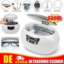 Digital Ultraschallreiniger Reinigungsgerät Brillen Schmuck Reiniger 35W 600ML