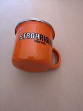Stroh Rum Original Becher Metall Emaille Werbung Reklame