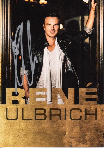 Rene ulbrich autogramm - ulbrich, karte