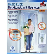 EASY maxx Tür Moskitonetz Magic Klick Insektenschutz, Wespenschutz