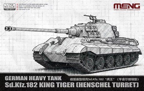 Meng me72011 german - 1/72, heavy
