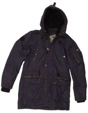 KHUJO Mens Hooded Parka Jacket