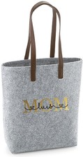 Filztasche mit namen bedruckt - filztasche,