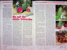 Schlepper Post 06/2001 Allgaier A 22 Restaurierung - ein interessanter Bericht a