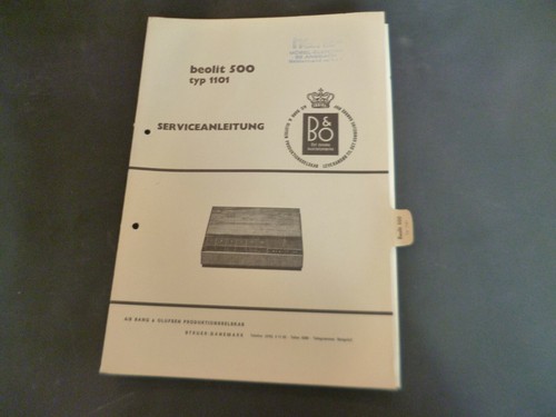 Original service manual - original,