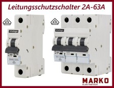 Leitungsschutzschalter LS-Schalter MCB Sicherungsautomat B,C 1,3 Polig VDE
