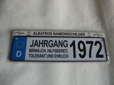 Albatros Namensschilder