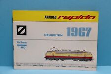 ARNOLD RAPIDO NEUHEITEN 1967 SPUR N 12 SEITEN
