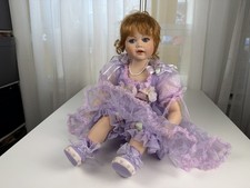 Künstlerpuppe Thelma Resch Porzellan Puppe 62 cm. Top Zustand 