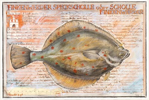 Kunstdruck finkenwerder - kunstdruck,